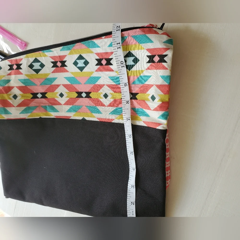 Fold Over Cluth pattern Aztec Western Designer Purse - Picture 2 of 5